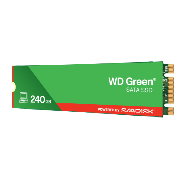 WESTERN DIGITAL SSD GREEN 240GB M.2 SATA III 6GBS [WDS240G3G0B]