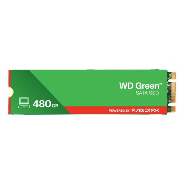 WESTERN DIGITAL SSD GREEN 480GB M.2 SATA III 6GBS [WDS480G3G0B]
