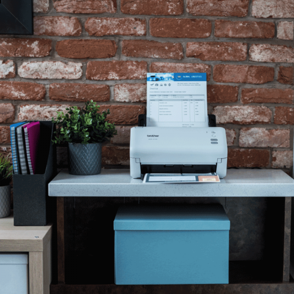 BROTHER SCANNER DOCUMENTALE A4, DUAL CIS, 35PPM/70IPM 600X600DPI ADF 60FG USB [ADS4100]