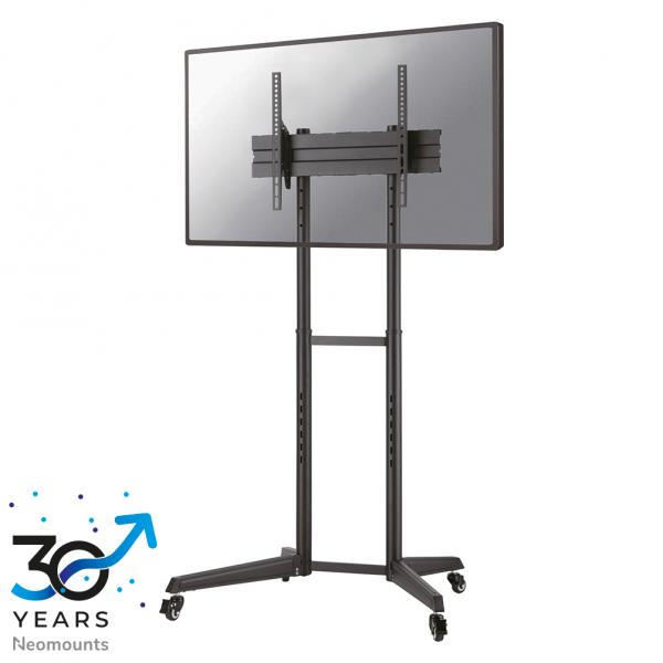 Neomounts TV trolley - 37-70inch - Max 50 kg - Manual - H 128,5-145 cm - VESA 100x100-600x400 - Black [FL50-540BL1]