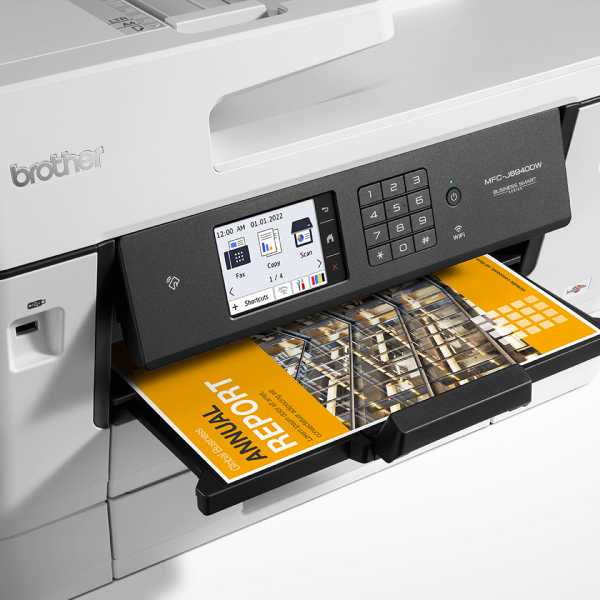BROTHER MULTIFUNZIONE INK A3 COLORE, 28PPM, ADF DUPLEX, FRONTE/RETRO, DOPPIO CASSETTO, USB/LAN/WIFI, 4 IN 1 [MFCJ6940DW]
