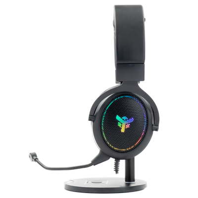 ITEK CUFFIE GAMING 7,1 VIRTUALE, CONTR.VOLUME, RGB, LED, USB, MIC REMOVIBILE [ITHGH500]