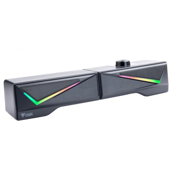 ITEK GAMING SOUNDBAR S101 - RGB, BLUETOOTH, JACK 3.5MM, TOUCH, MODALITA SINGOLA O 2.0 [ITSDS101]