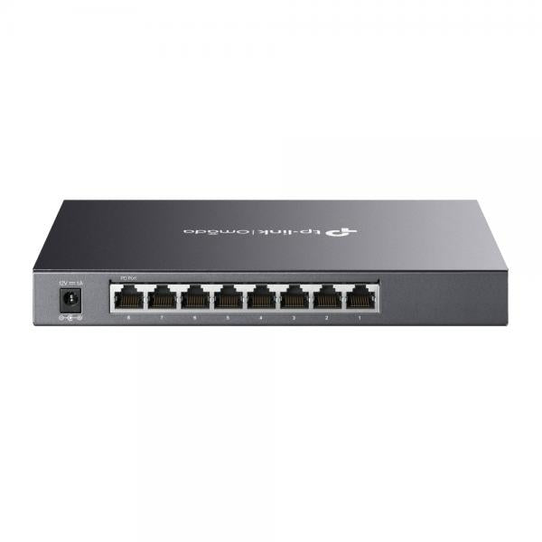 TP-Link Omada SG2008 switch di rete Gestito L2/L2+ Gigabit Ethernet (10/100/1000) Nero [SG2008]