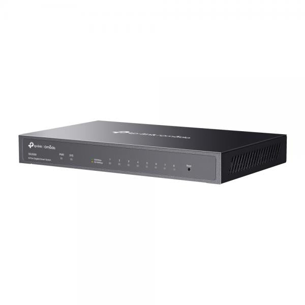 TP-Link Omada SG2008 switch di rete Gestito L2/L2+ Gigabit Ethernet (10/100/1000) Nero [SG2008]