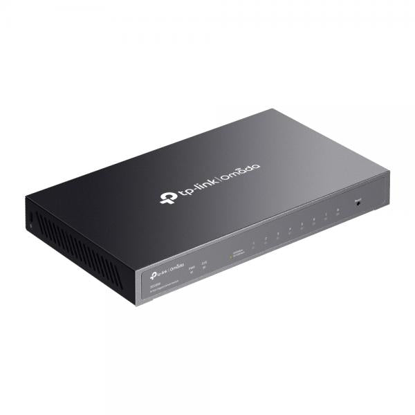 TP-Link - SG2008 - 8-port Pure-Gigabit Desktop Smart Switch, 8 10/100/1000Mbps RJ45 ports, Tag-based VLAN, STP/RSTP/MSTP, IGMP V1/V2/V3 Snooping, DHCP Filtering, 802.1P QoS, Rate Limiting, Voice VLAN, [SG2008]