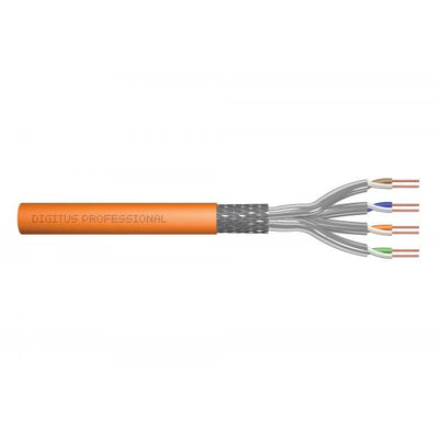 Digitus CAT 7 S-FTP Data Cable - Installation Cable - 250 m - Simplex - Dca-s2 d1 a1 - Orange [DK-1743-VH-250]