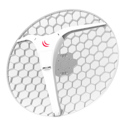 MikroTik, LHG XL 5 ac, RBLHGG, 5acD, XL with 27dBi 5GHz antenna, Dual Chain 802.11ac wireless (pacco da 4) [RBLHGG-5acD-XL4pack]
