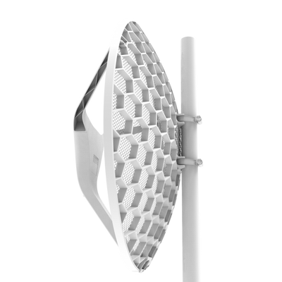 MikroTik, LHG XL 5 ac, RBLHGG, 5acD, XL with 27dBi 5GHz antenna, Dual Chain 802.11ac wireless (pacco da 4) [RBLHGG-5acD-XL4pack]