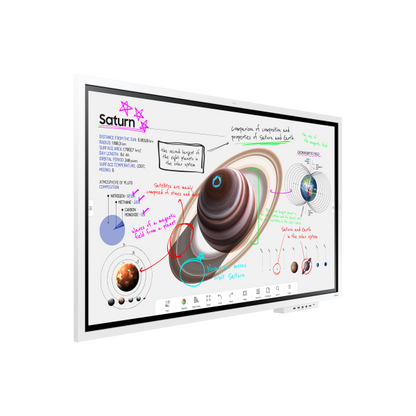 Samsung WM55B lavagna interattiva 139,7 cm (55") 3840 x 2160 Pixel Touch screen Grigio, Bianco [LH55WMBWBGCXEN]