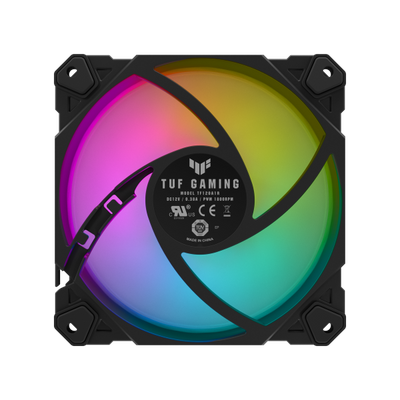 ASUS TUF Gaming TF120 ARGB Fan - Triple Fan Kit with ARGB Controller Case per computer Raffreddatore d'aria 12 cm Nero [90DA0030-B09030]