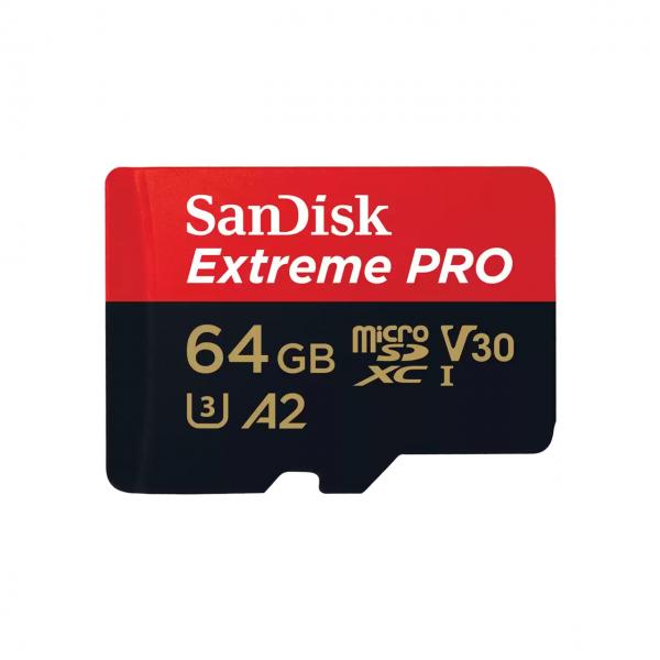 SanDisk Extreme PRO 64 GB MicroSDXC UHS-I Classe 10 [SDSQXCU-064G-GN6MA]