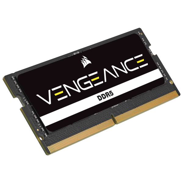 CORSAIR RAM VENGEANCE DDR5 SODIMM 16GB (1x16GB) DDR5-4800 (PC5-38400) C40 1.1V [CMSX16GX5M1A4800C40]
