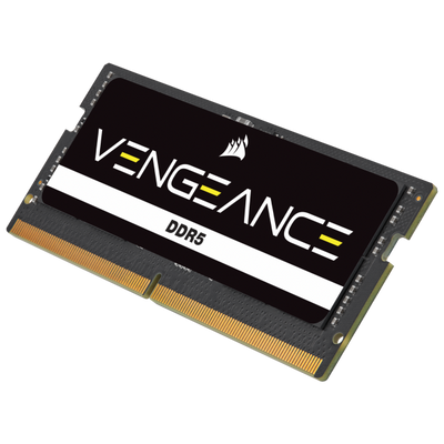 CORSAIR RAM VENGEANCE DDR5 SODIMM 16GB (1x16GB) DDR5-4800 (PC5-38400) C40 1.1V [CMSX16GX5M1A4800C40]