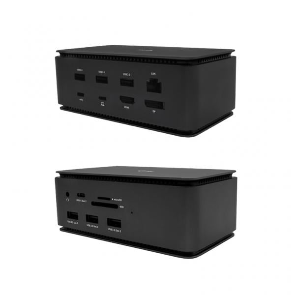 i-tec Metal USB4 Docking station Dual 4K HDMI DP + Power Delivery 80 W [USB4DUAL4KDOCKPD] - ITPartners