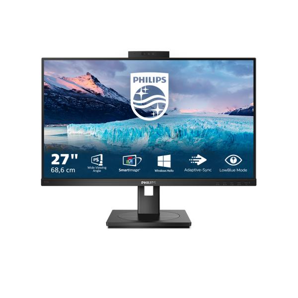 PHILIPS MONITOR 27 LED IPS 16:9 FHD 4MS 250 CDM, VGA / DVI-D / HDMI / DP PIVOT, WEBCAM MULTIMEDIALE [272S1MH]