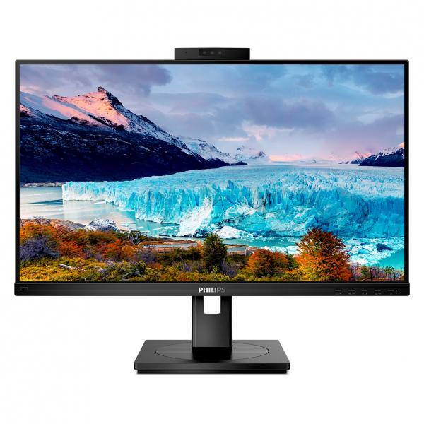 PHILIPS MONITOR 27 LED IPS 16:9 FHD 4MS 250 CDM, VGA / DVI-D / HDMI / DP PIVOT, WEBCAM MULTIMEDIALE [272S1MH]
