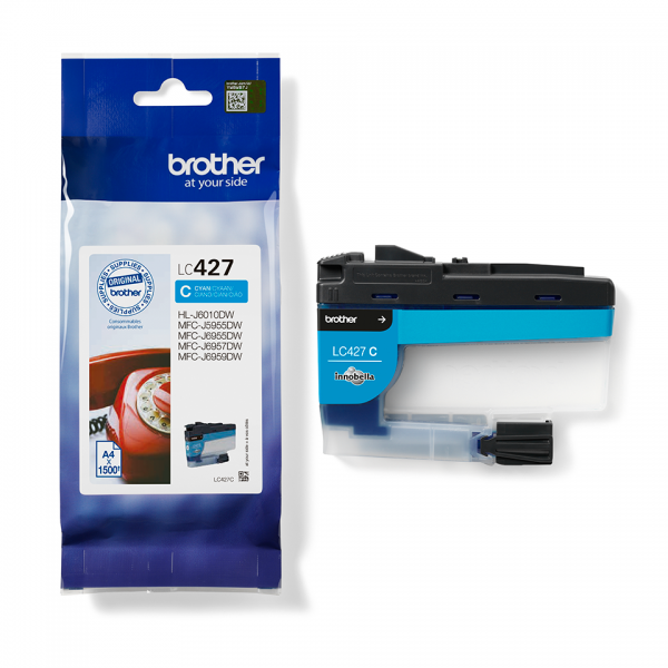 Brother LC427C cartuccia d'inchiostro 1 pz Originale Resa standard Ciano [LC427C]