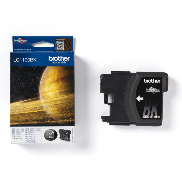 BROTHER CART INK LC1100BK INKJET NERO DA 450 PAGINE [LC1100BK]