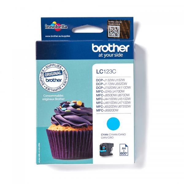 BROTHER CART INK CIANO PER MFC-J4410/J4510/J4610/J4710 [LC123C]
