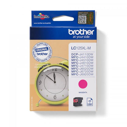 BROTHER CART INK MAGENTA MFC-J4410DW/4510DW 1200 PAG [LC125XLM]