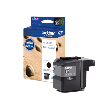 Brother LC12EBK cartuccia d'inchiostro 1 pz Originale Nero [LC12EBK]