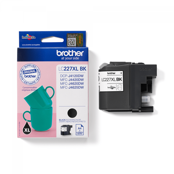 Brother LC227XLBK cartuccia d'inchiostro 1 pz Originale Nero [LC227XLBK]