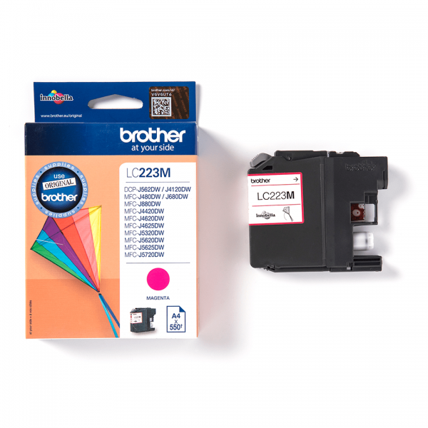 BROTHER CART INK MAGENTA 550 PAG PER MFC-J4620DW/J5320DW/J5620DW/J5720DW [LC223M]