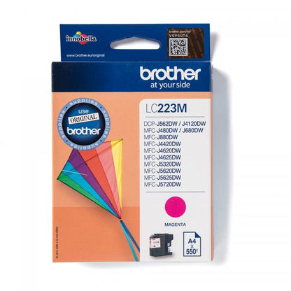 BROTHER CART INK MAGENTA 550 PAG PER MFC-J4620DW/J5320DW/J5620DW/J5720DW [LC223M]