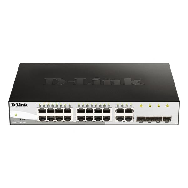 D-LINK SWITCH 16 PORTE GIGABIT + 4 PORTE SFP SMART+ [DGS-1210-20]