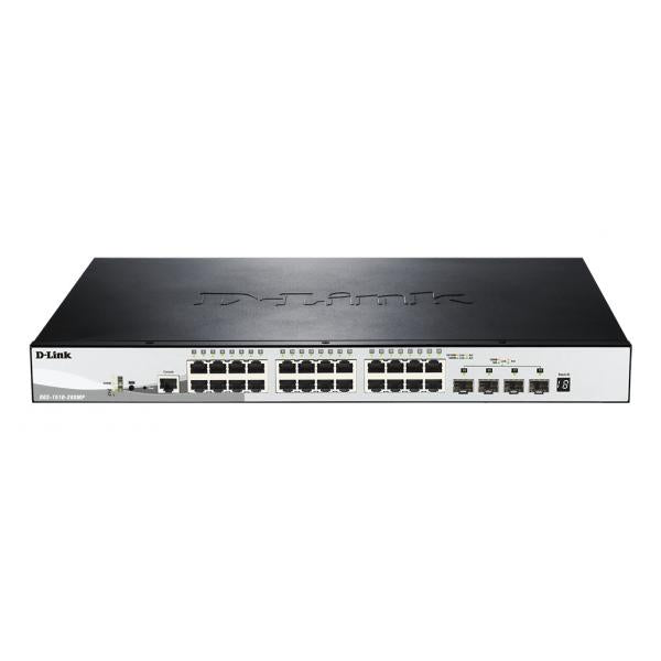 D-Link DGS-1510-28XMP Gestito L2/L3 Gigabit Ethernet (10/100/1000) Supporto Power over Ethernet (PoE) Nero, Grigio [DGS-1510-28XMP/E]