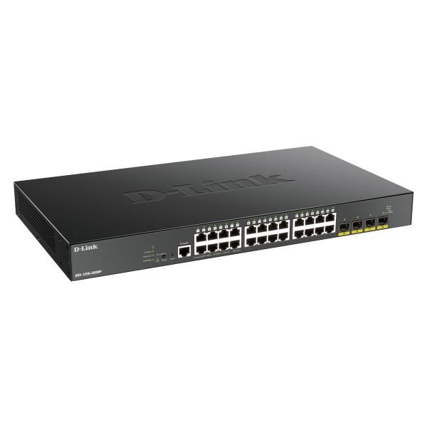 D-Link DGS-1250-28XMP Gestito L3 Gigabit Ethernet (10/100/1000) Supporto Power over Ethernet (PoE) Nero [DGS-1250-28XMP]