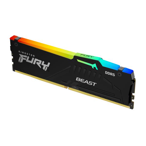 Kingston FURY Beast 32GB 5200MT/s DDR5 CL40 DIMM RGB - 32 GB 1 x 32 GB [KF552C40BBA-32]