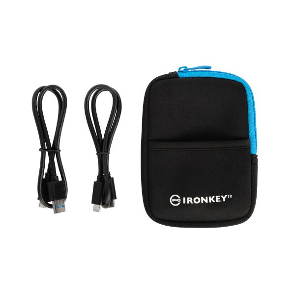 Kingston Technology IronKey 960GB Vault Privacy 80 XTS-AES 256-bit SSD esterno crittografato [IKVP80ES/960G]