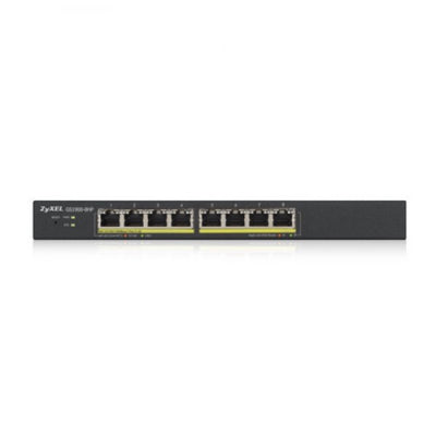 ZYXEL SWITCH MANAGED 8 PORTE GIGABIT POE (FINO A 70W), IPV6, VLAN, DESIGN SENZA VENTOLE, DESKTOP [GS1900-8HP-EU0103F]