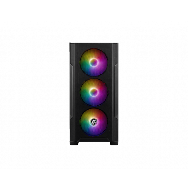 MSI MAG FORGE M100R computer case Midi Tower Nero, Trasparente [306-7G20R41-HH9]