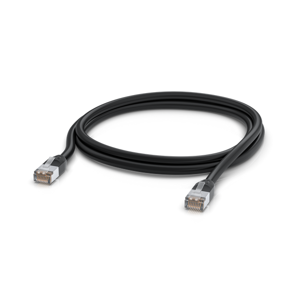 Ubiquiti. Cavo patch per esterni robusto. progettato per funzionare negli ambienti più difficili. 2 Metri. Nero [UACC-Cable-Patch-Outdoor-2M-BK]