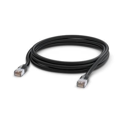 Ubiquiti. Cavo patch per esterni robusto. progettato per funzionare negli ambienti più difficili. 3 Metri. Nero [UACC-Cable-Patch-Outdoor-3M-BK]