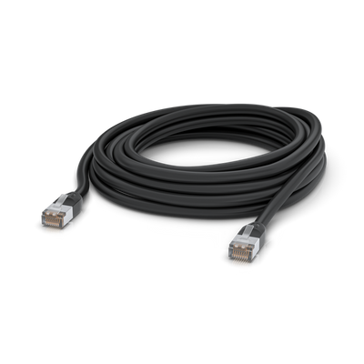 Ubiquiti. Cavo patch per esterni robusto. progettato per funzionare negli ambienti più difficili. 8 Metri. Nero [UACC-Cable-Patch-Outdoor-8M-BK]