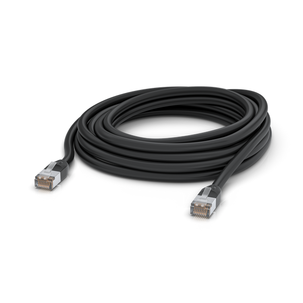 Ubiquiti. Cavo patch per esterni robusto. progettato per funzionare negli ambienti più difficili. 8 Metri. Nero [UACC-Cable-Patch-Outdoor-8M-BK]