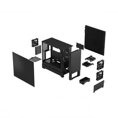 FRACTAL CASE MID TOWER POP SILENT BLACK SOLID [FD-C-POS1A-01]