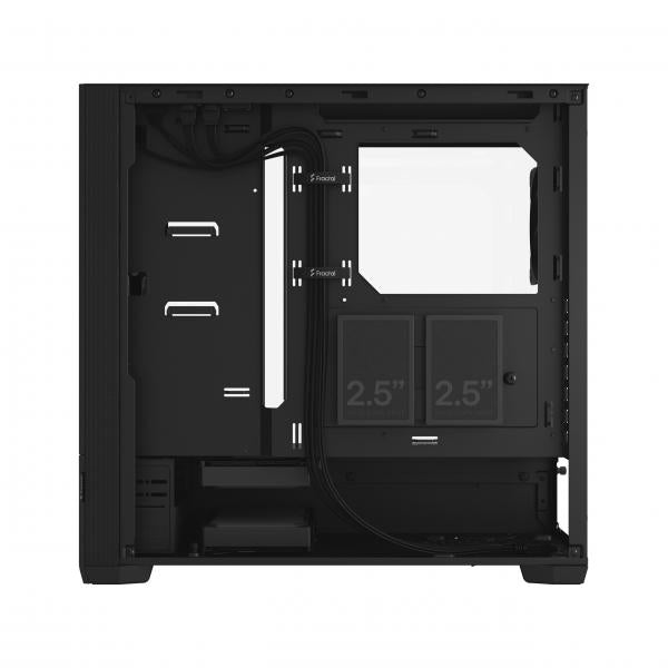 FRACTAL CASE M TOWER POP SILENT BLACK TG CLEAR TINT FD-C-POS1A-02 [FD-C-POS1A-02]