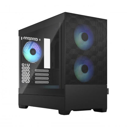 FRACTAL CASE MICRO ATX POP MINI AIR RGB BLACK TG CLEAR TINT [FD-C-POR1M-06]