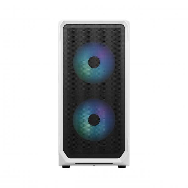 FRACTAL CASE MID TOWER FOCUS 2 RGB WHITE TG CLEAR TINT [FD-C-FOC2A-04]