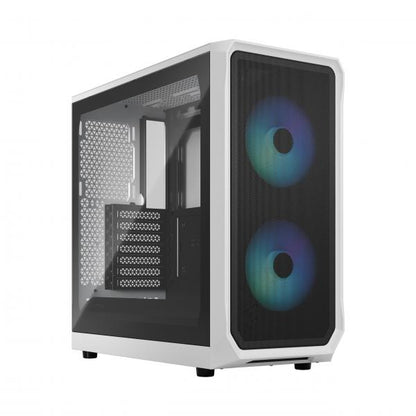 FRACTAL CASE MID TOWER FOCUS 2 RGB WHITE TG CLEAR TINT [FD-C-FOC2A-04]