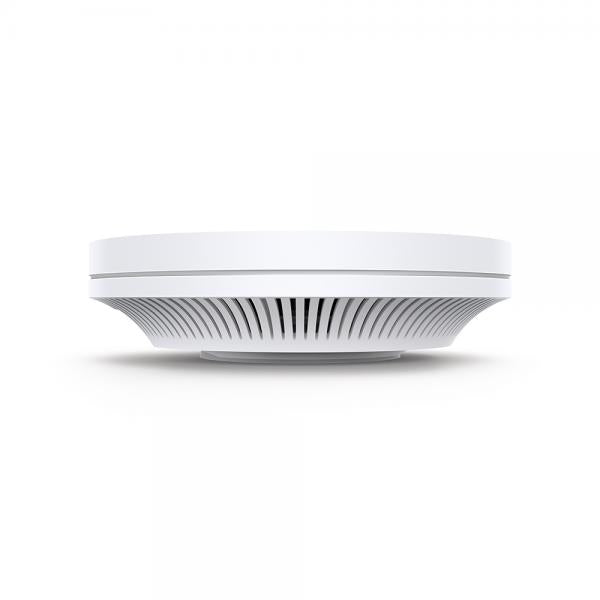 TP-Link - EAP620 HD - AX1800 Ceiling Mount Dual-Band Wi-Fi 6 Access Point, 1 Gigabit RJ45 Port, 574Mbps at 2.4 GHz + 1201 Mbps at 5 GHz, High Density connectivity - 1000+ Clients, 802.3at POE and 12V [EAP620HD]