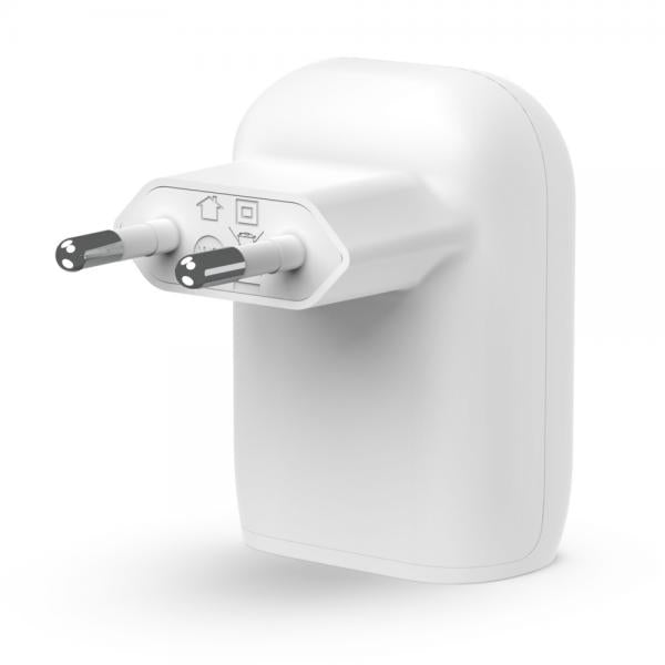 Belkin WCA005vf1MWH-B5 Computer portatile, Smartphone, Tablet Bianco AC Ricarica rapida Interno [WCA005VF1MWH-B5]