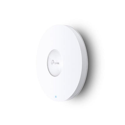 TP-Link - EAP653 - AX3000 Ceiling Mount Dual-Band Wi-Fi 6 Access Point,x 1Gbps RJ45 Port, 574Mbps at 2.4 GHz + 2402 Mbps at 5 GHz, 802.3at POE and 12V DC, 2x Internal Antennas, 160MHz Supported, MU- [EAP653]