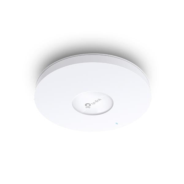 TP-Link - EAP653 - AX3000 Ceiling Mount Dual-Band Wi-Fi 6 Access Point,x 1Gbps RJ45 Port, 574Mbps at 2.4 GHz + 2402 Mbps at 5 GHz, 802.3at POE and 12V DC, 2x Internal Antennas, 160MHz Supported, MU- [EAP653]