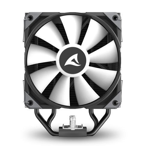 SHARKOON DISSIPATORE AD ARIA 1X 120MM PWM FAN, 4X COPPER PIPES, DIRECT TOUCH, TDP 220W [A40 BLACK]